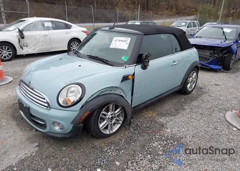 2011 Mini Cooper из США, поврежденный, VIN WMWZN3C53BT133528